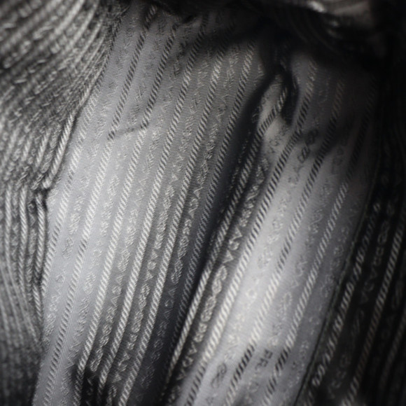 PRADA rucksack daypack 1BZ811 nylon leather black multicolor silver metal fittin - Picture 8 of 9